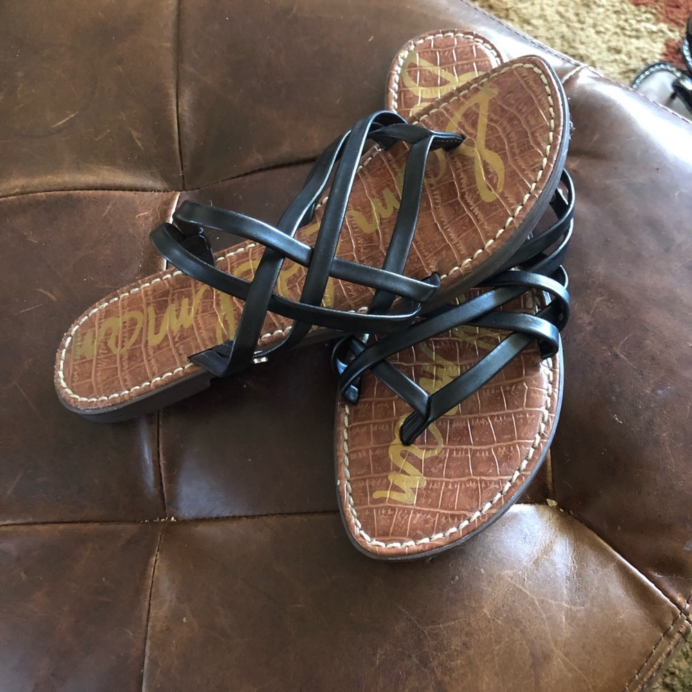 Sam Edelman black sandal.